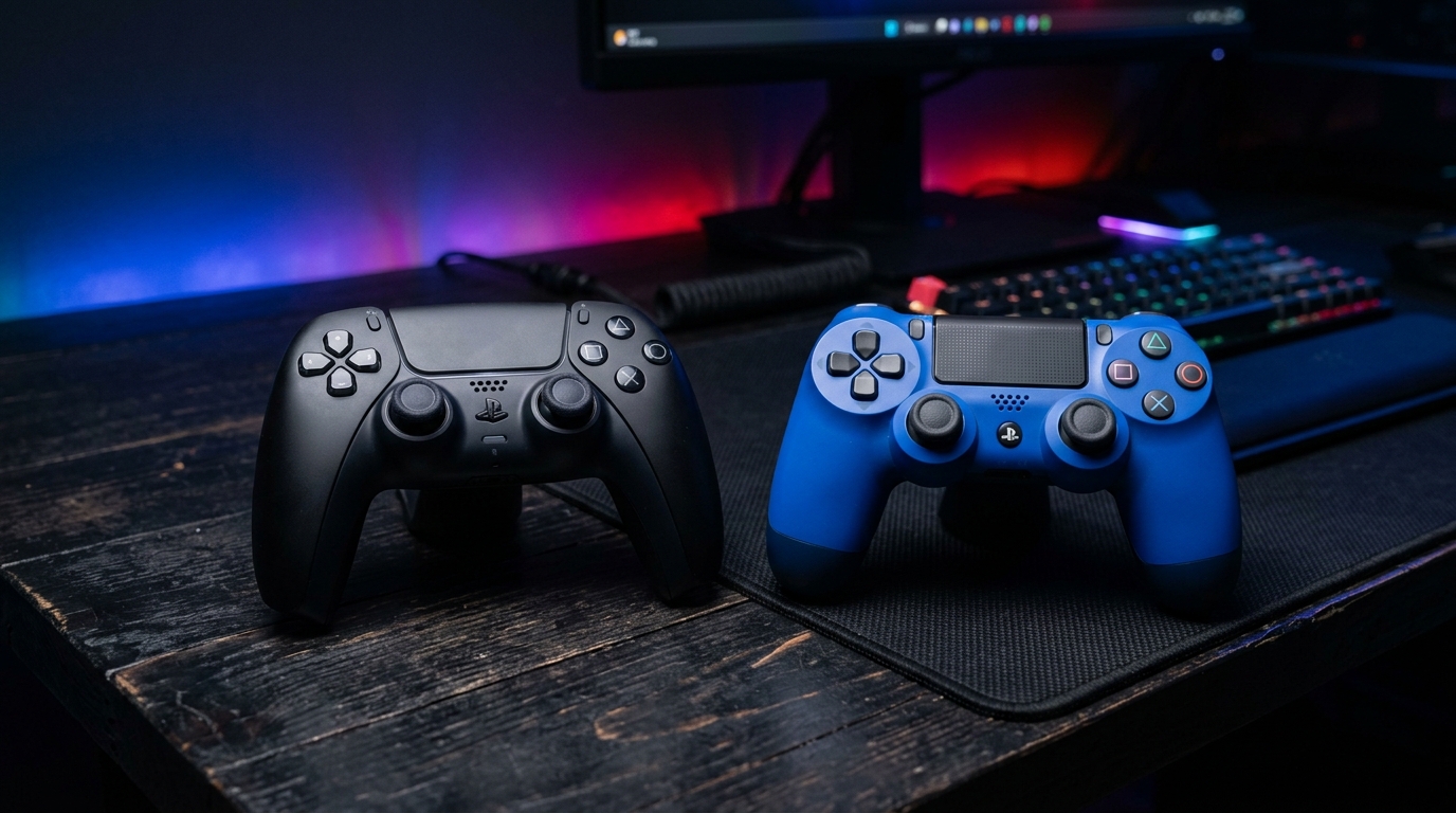 PS5 DualSense vs PS4 DualShock 4